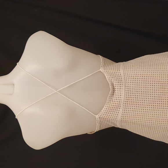 Toby Heart Ginger Sexy Cream Dress Fully Lined size Medium and XS - Picture 4 of 7